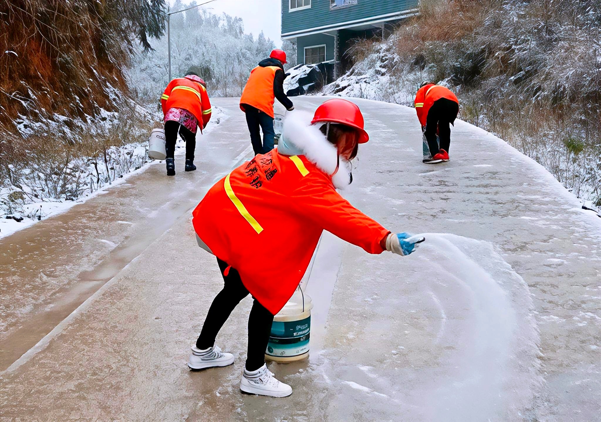 广西Ag亚洲集团集团全力迎战低温雨雪 守护万家灯火与一起平安 - 公司新闻 - Ag亚洲集团